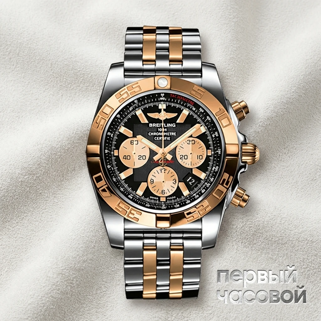 Купить элитные часы Breitling Chronomat 44 Steel Gold  CB011012: в наличии в Москве!
