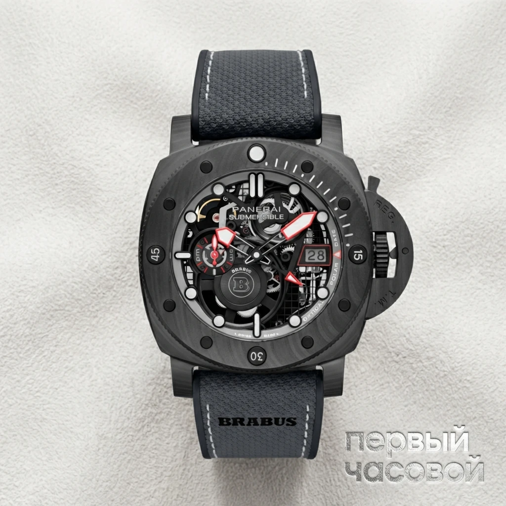 Купить элитные часы Panerai Officine Submersible S Brabus Black Ops Edition PAM01240: в наличии в Москве!