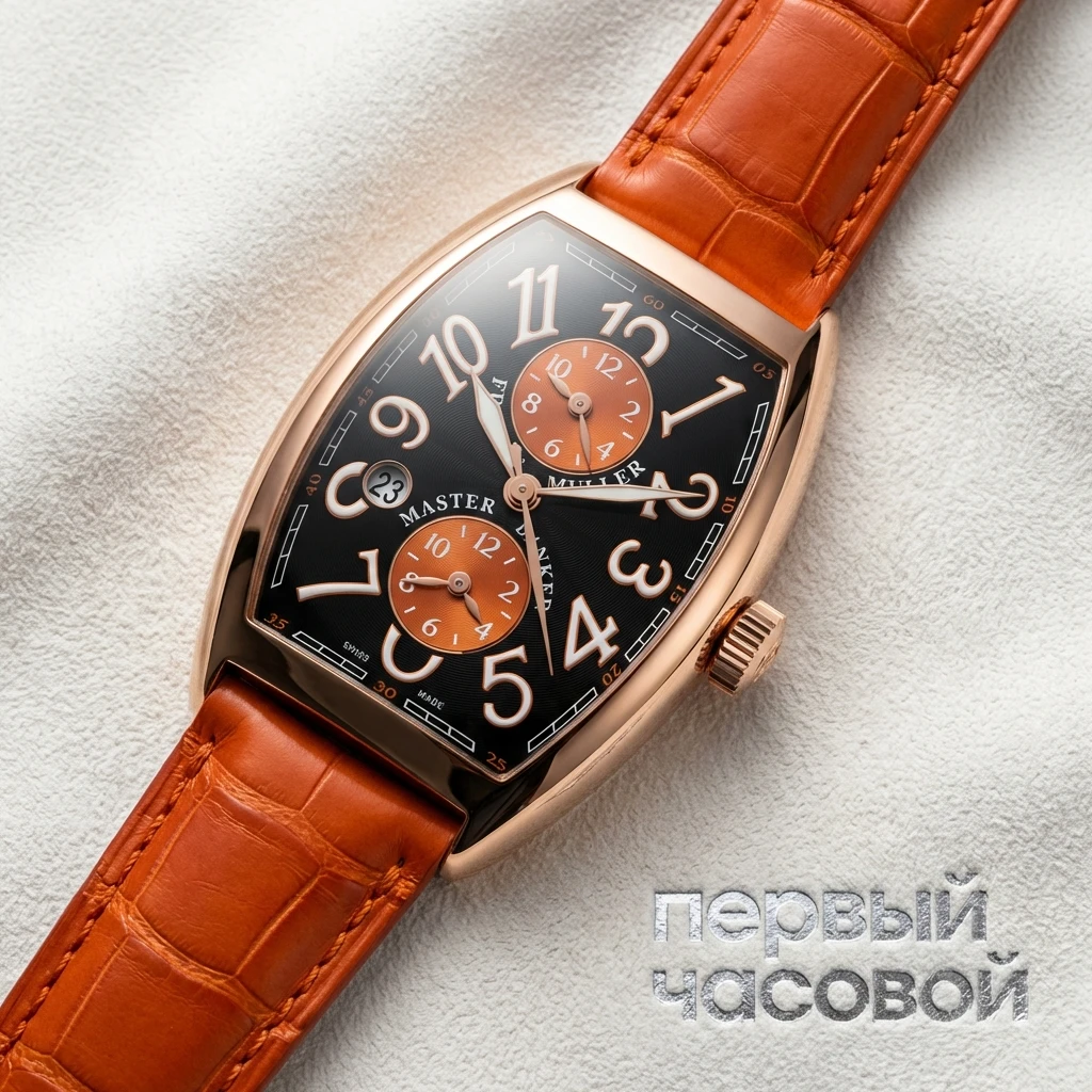 Купить элитные часы Franck Muller Mens Collection Cintree Curvex Master Banker Asia Exclusive 7880 MB SC DT II OR: в наличии в Москве!