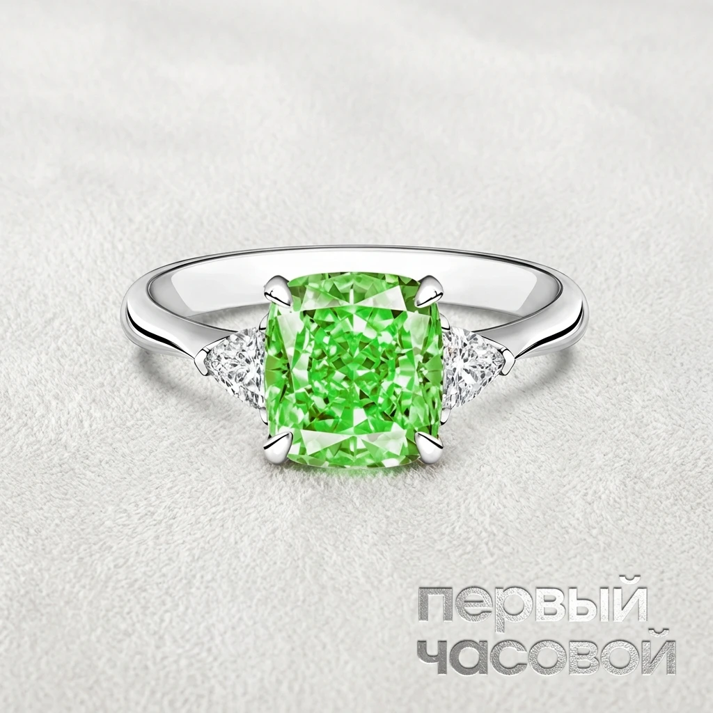 Купить украшение Studio jewelry Кольцо с бриллиантом 3,01 ct. FLBGY/VS2 : в наличии в Москве!