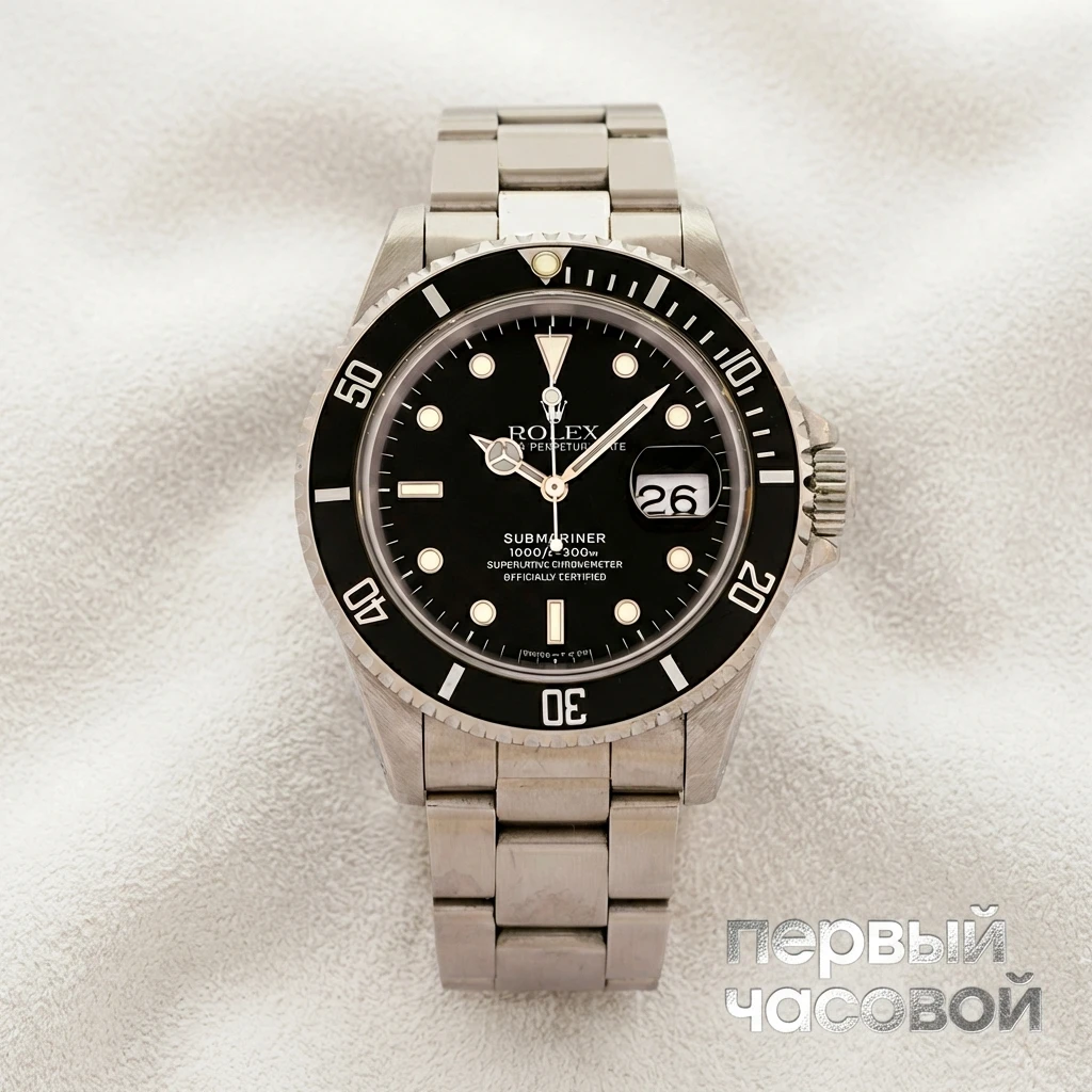 Купить элитные часы Rolex Submariner 40mm U-series 1997 year 16610 Tritium: в наличии в Москве!
