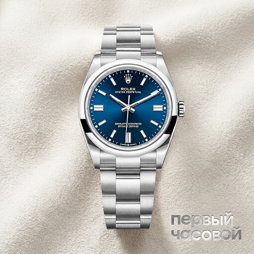 Rolex Oyster Perpetual 36 Stainless Steel Blue Dial