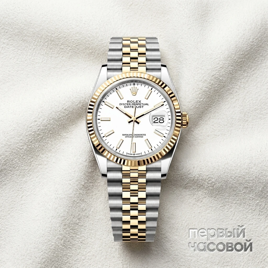 Купить элитные часы Rolex Datejust 36Mm Steel &amp; Yellow Gold White Dial 126233: в наличии в Москве!