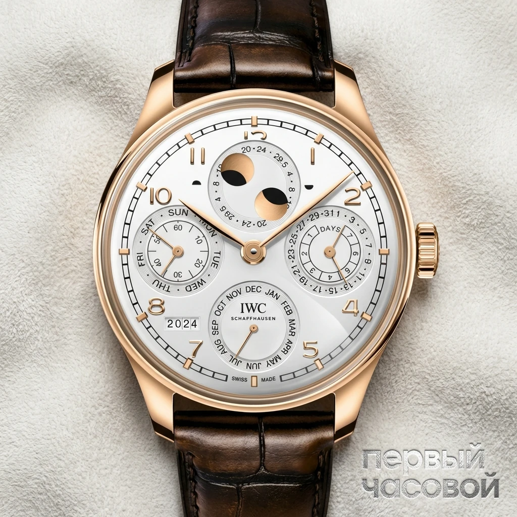 Купить элитные часы Iwc Portugieser Perpetual Calendar 44 IW503701: в наличии в Москве!