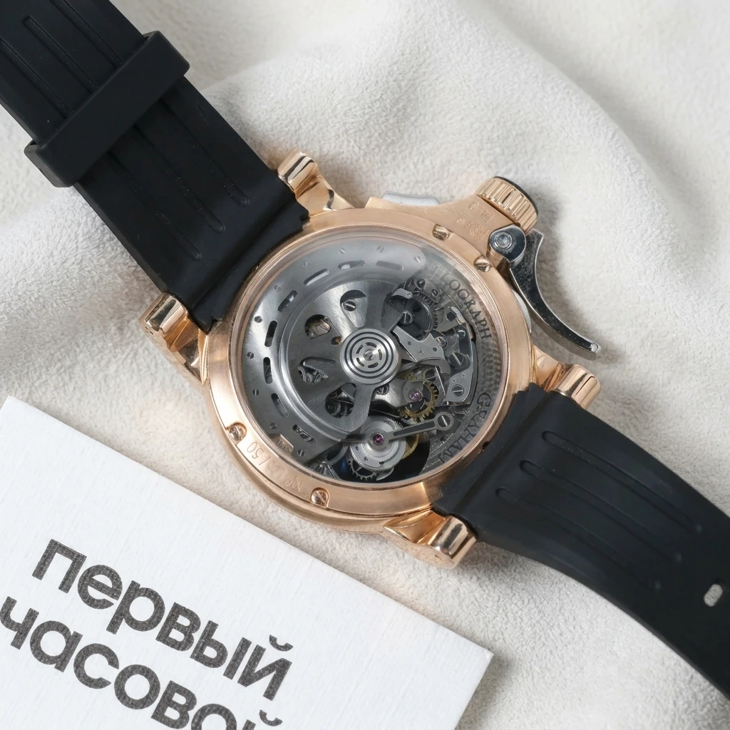Купить элитные часы Graham Toubillograph Automatic Rose Gold 2TTAR.B03A: в наличии в Москве!
