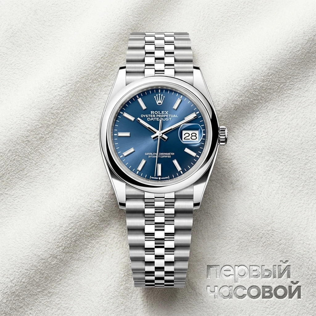 Rolex Oyster Perpetual Datejust 36Mm Blue Dial Jubilee Bracelet 126200