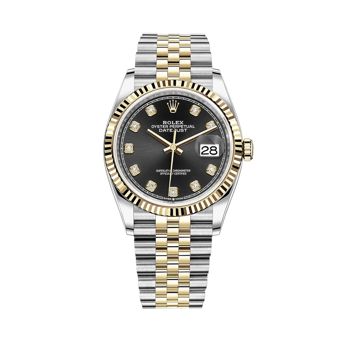 Купить элитные часы Rolex Oyster Perpetual Datejust 36 mm Oystersteel and Yellow Gold 126233-0021: в наличии в Москве!
