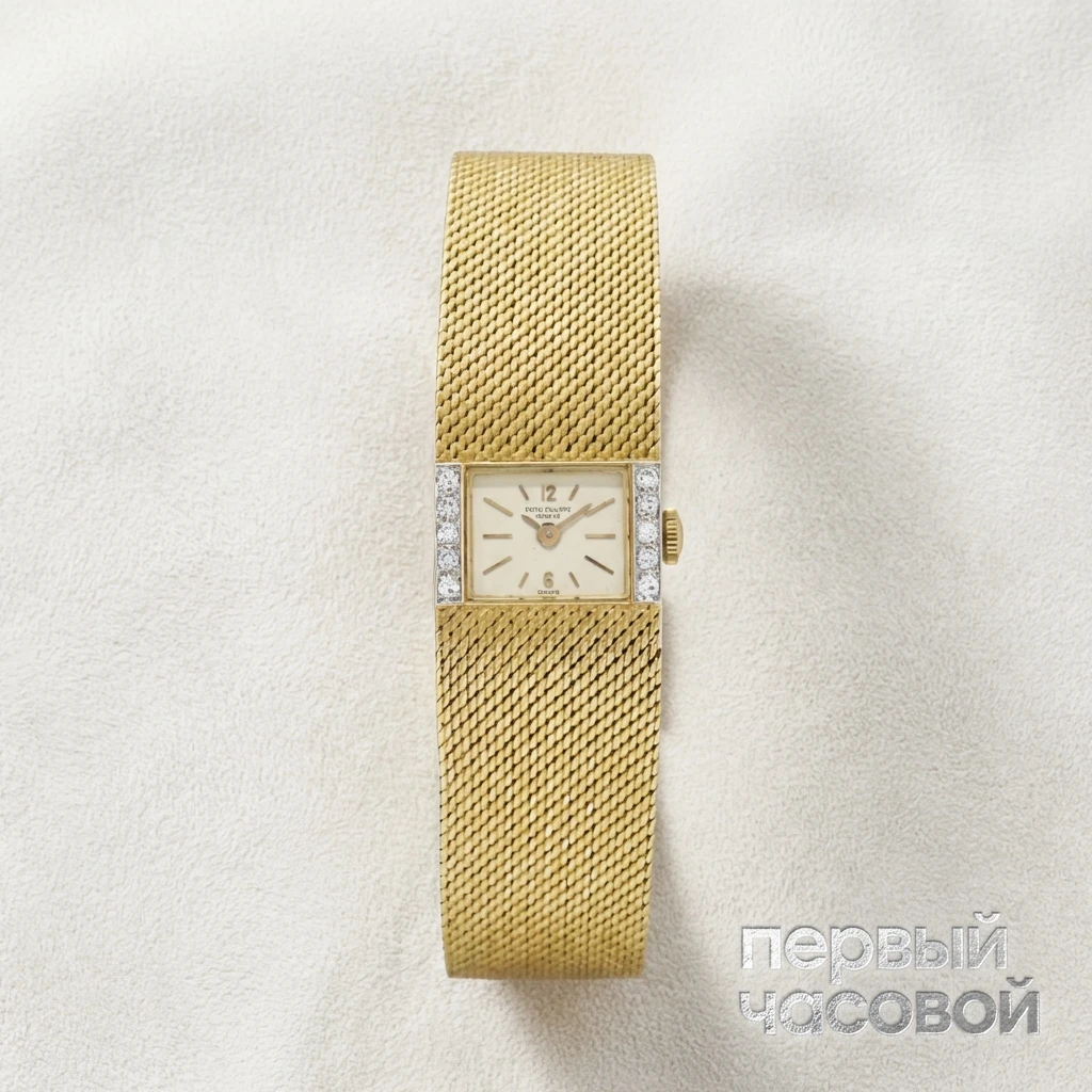 Купить элитные часы Patek Philippe Yellow Gold Diamond Bezel Vintage Ladies Watch 3319/1: в наличии в Москве!