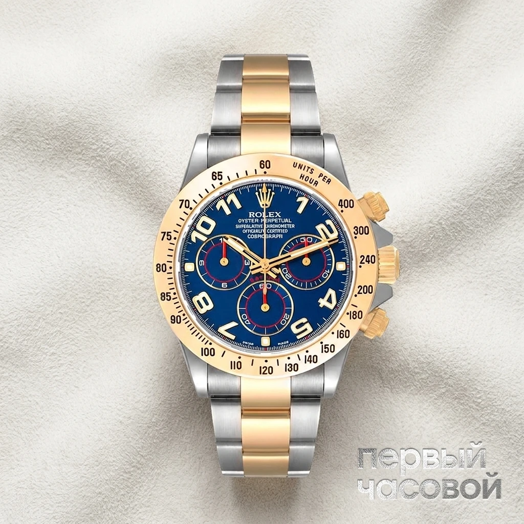 Rolex Oyster Perpetual Cosmograph Daytona Blue Racing Dial 116523