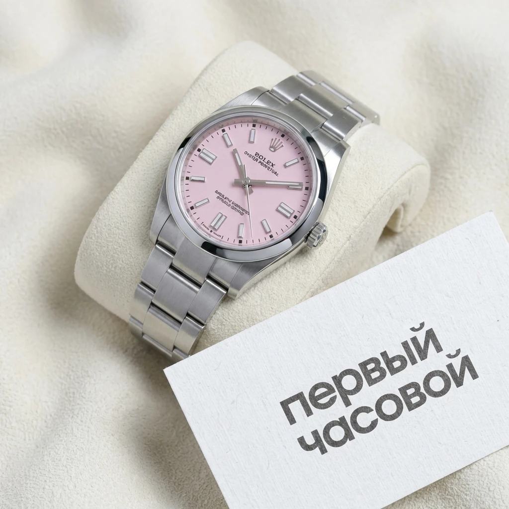 Купить элитные часы Rolex Oyster Perpetual 41 Mm Candy Pink Dial New Model 134300: в наличии в Москве!