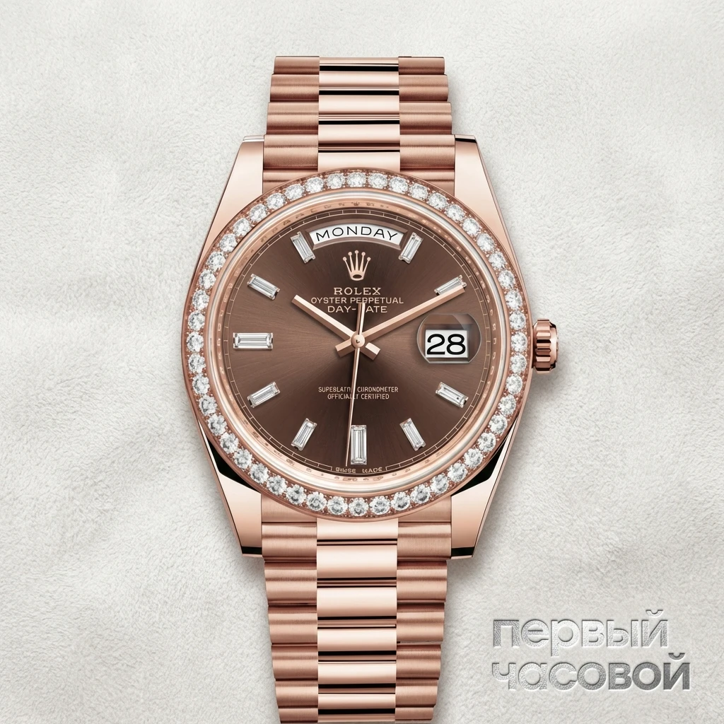 Купить элитные часы Rolex Day-Date 40 Oyster m228345rbr-0006: в наличии в Москве!