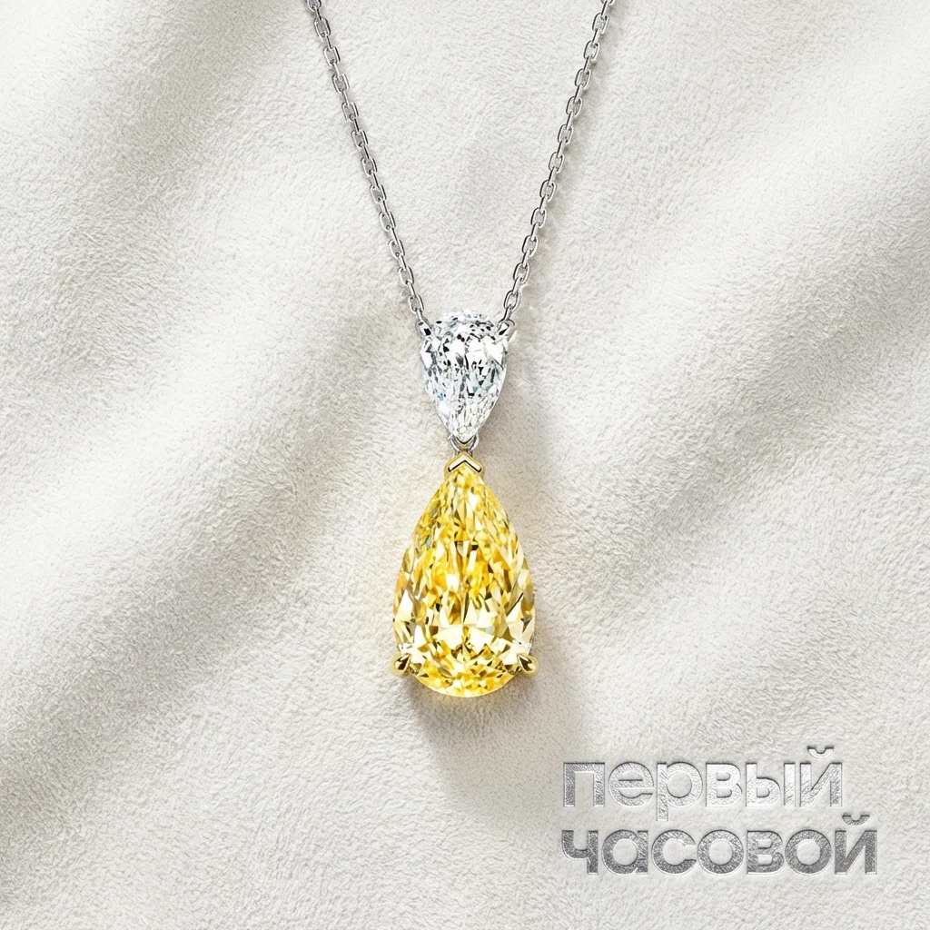 Купить украшение Studio jewelry Колье С Бриллиантом 2,50 Ct. Fby/Vs2 : в наличии в Москве!