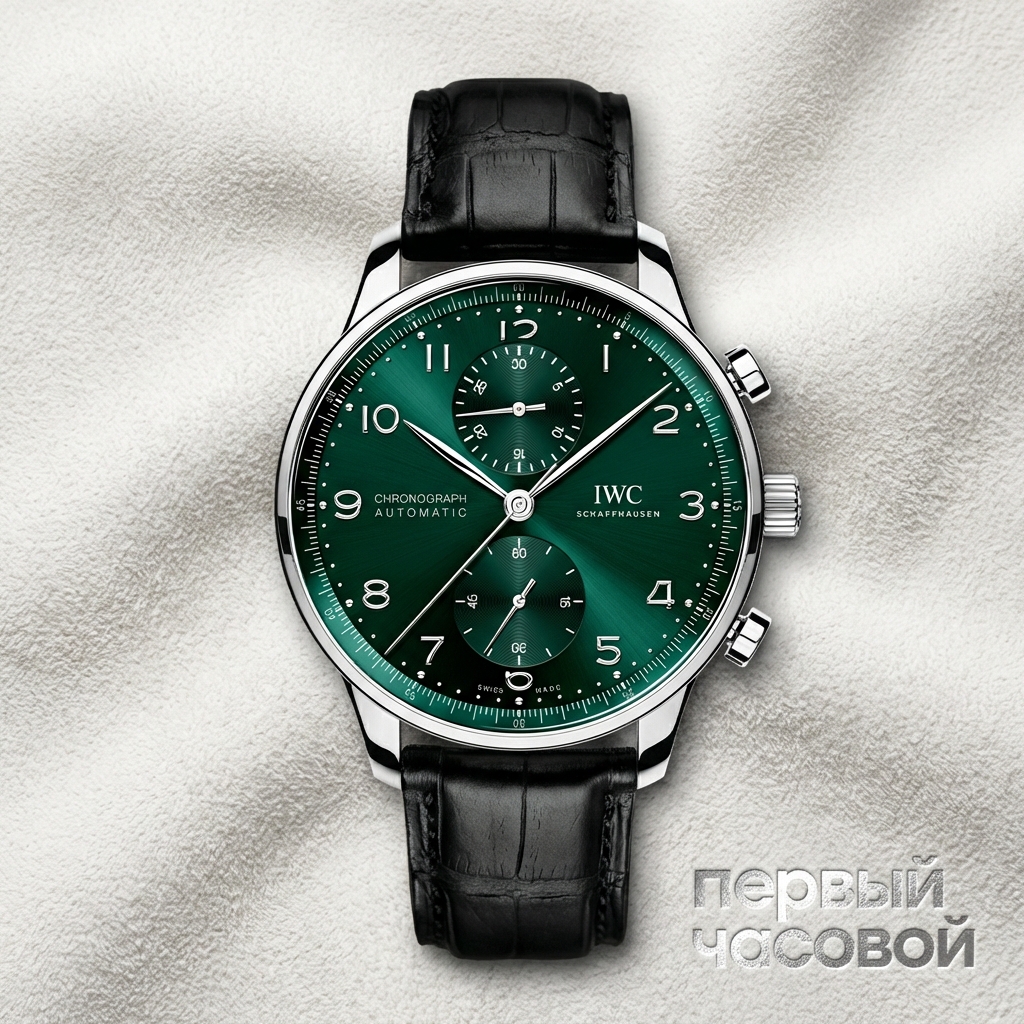 IWC Portugieser Chronograph 41mm Green Dial
