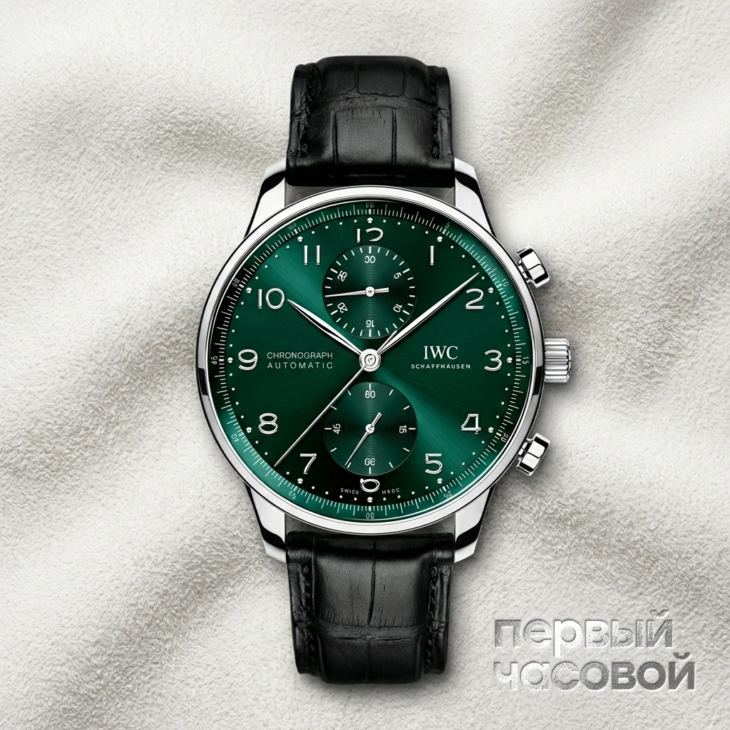 IWC Portugieser Chronograph 41mm Green Dial IW371615