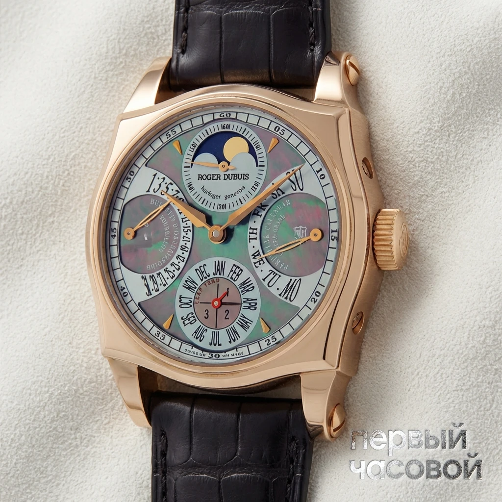 Купить элитные часы Roger Dubuis Sympathie - Tourbillon Bi-Retrograde Perpetual Calendar Chronometer Limited Edition  S40 2002: в наличии в Москве!