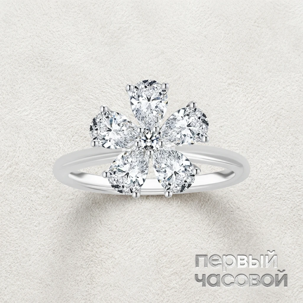 Купить украшение Studio jewelry Кольцо c бриллиантами 3,53 ct. G/VS1 : в наличии в Москве!