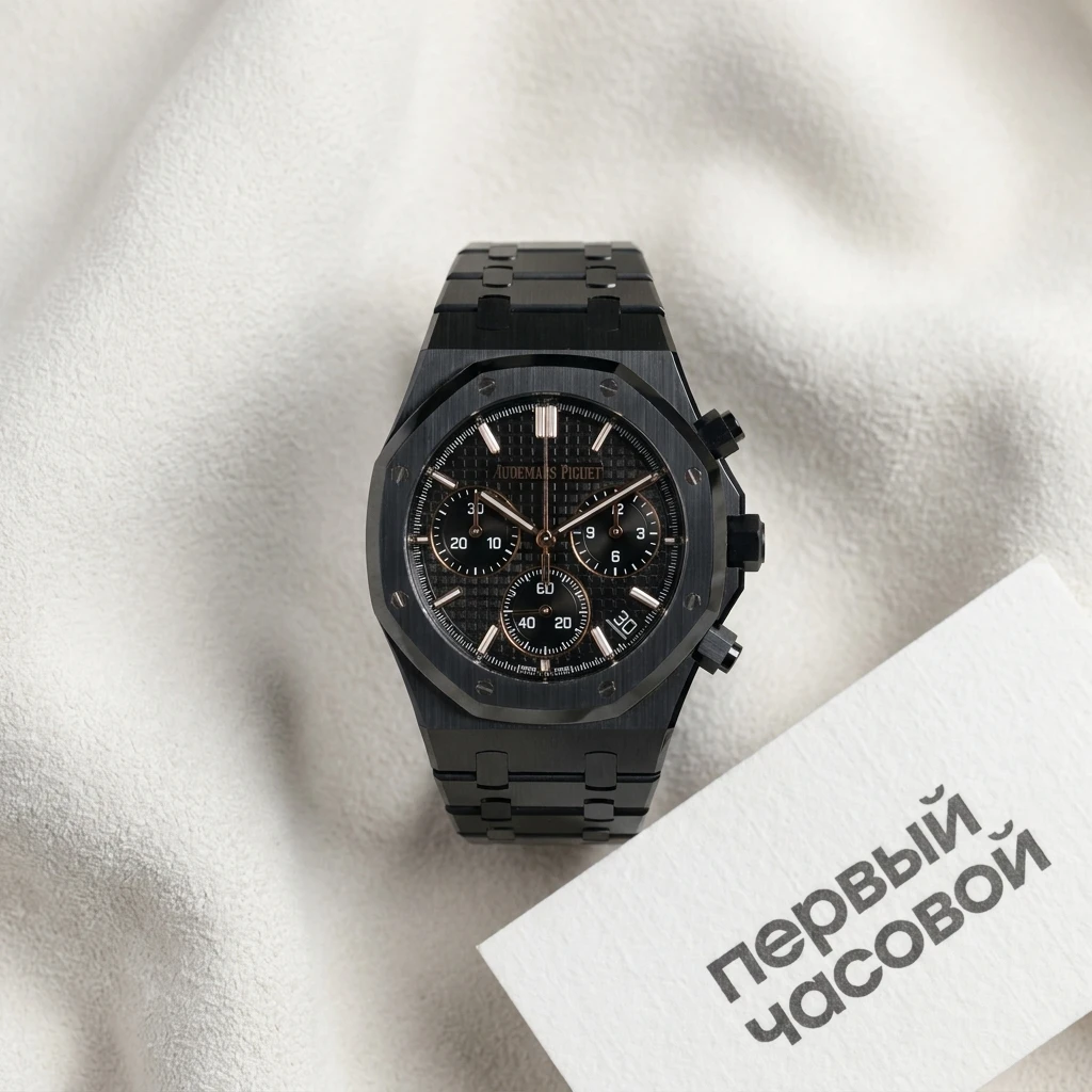 Купить элитные часы Audemars Piguet Royal Oak Chronograph 41 Mm Black Ceramic 26240CE.OO.1225CE.02: в наличии в Москве!