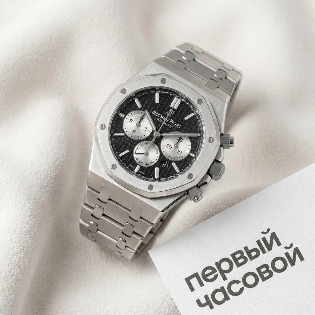 Купить элитные часы Audemars Piguet Royal Oak Chronograph 41Mm Black Dial 26331ST.OO.1220ST.02: в наличии в Москве!