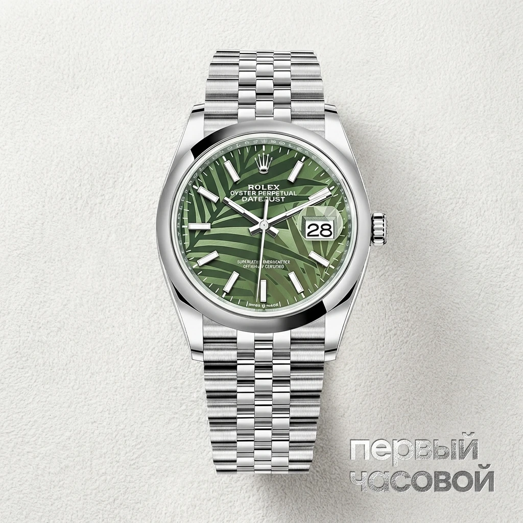 Купить элитные часы Rolex Datejust 36мм Oyster Perpetual Palm Motif 126200-0019: в наличии в Москве!