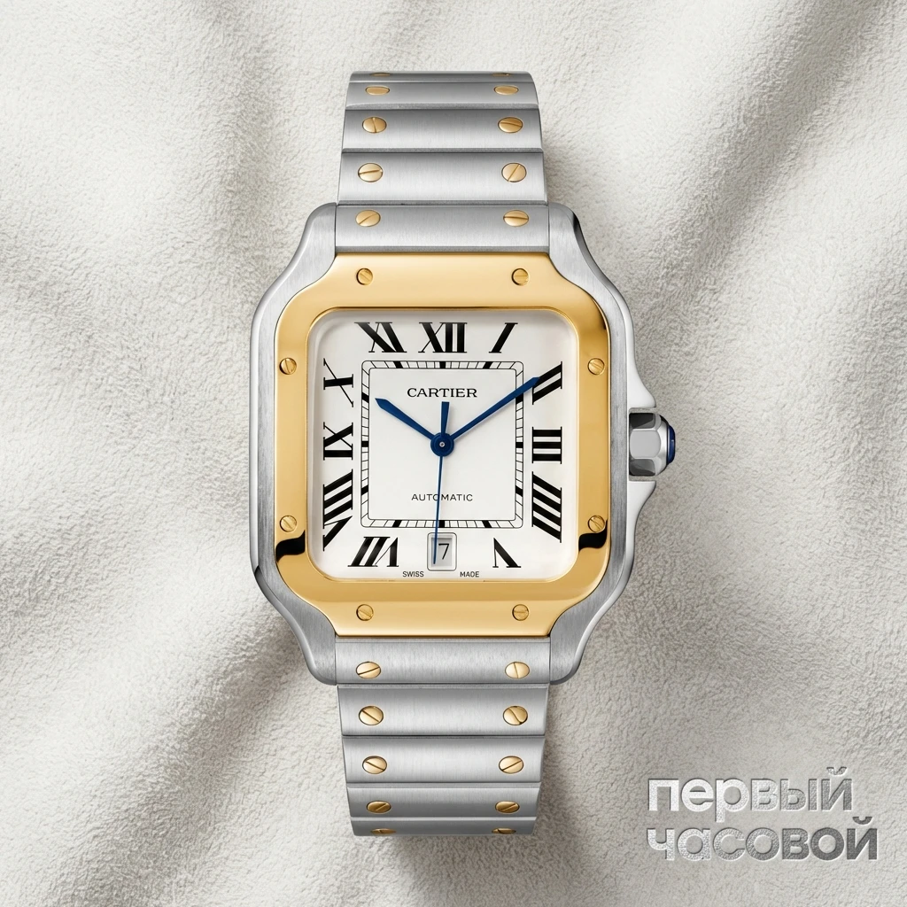 Купить элитные часы Cartier Santos De W2SA0009: в наличии в Москве!