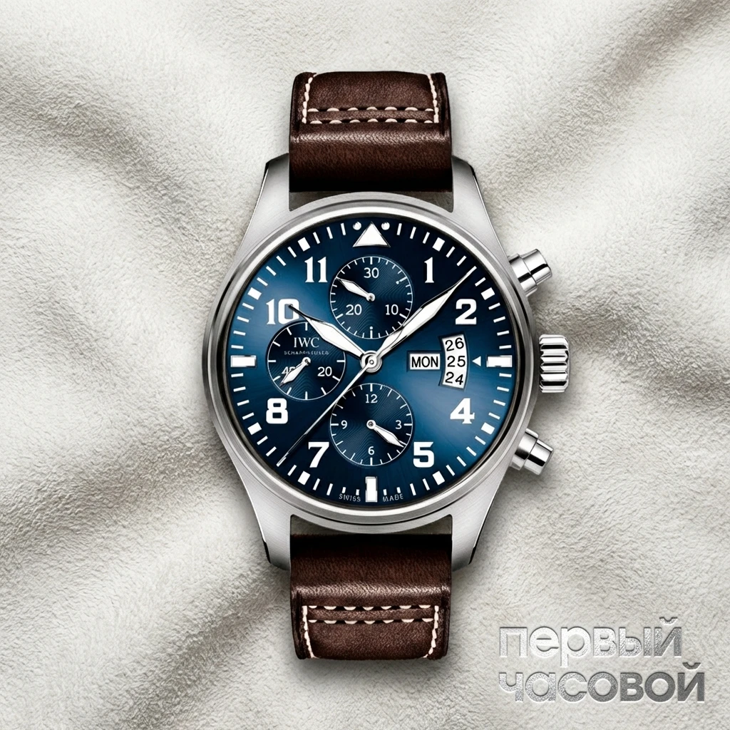 Купить элитные часы Iwc Pilot's Watch Chronograph Edition Le Petit Prince IW377706: в наличии в Москве!