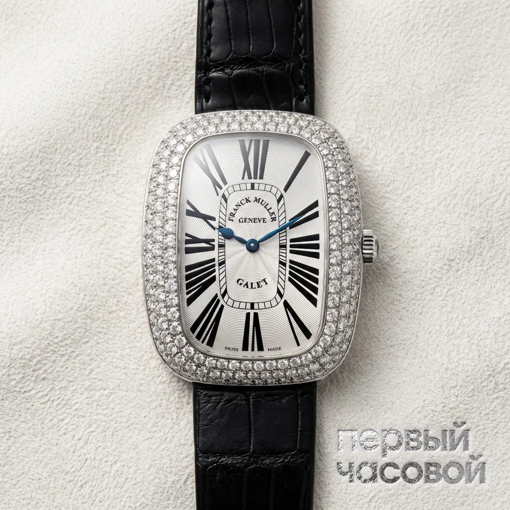 Купить элитные часы Franck Muller Ladies Collection Galet 3002 M QZ R D3 White Gold: в наличии в Москве!