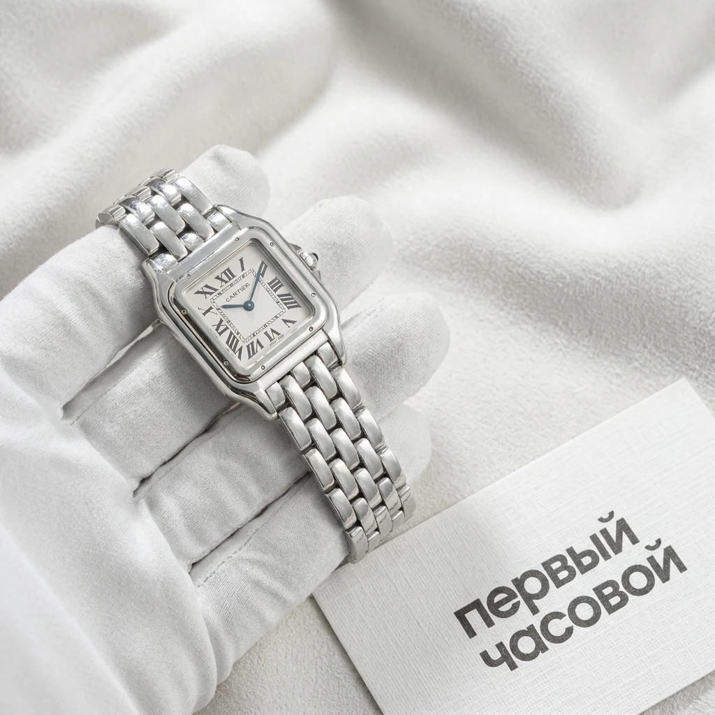 Купить элитные часы Cartier Panthère De Cartier Steel Medium WSPN0007: в наличии в Москве!