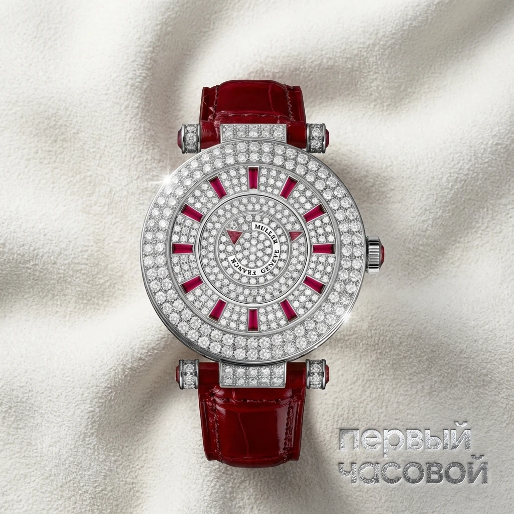 Купить элитные часы Franck Muller Ladies Collection Round Double Mystery 42 DM D 2R CD Red: в наличии в Москве!