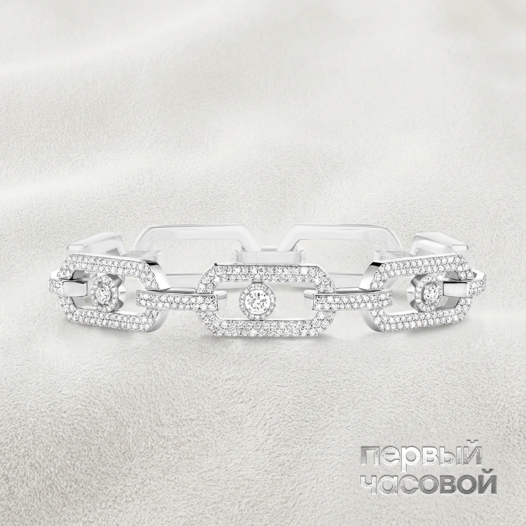 Купить украшение Messika So Move Xl Pavé Bracelet So Move XL Pavé-Set Bracelet 12942-WG: в наличии в Москве!