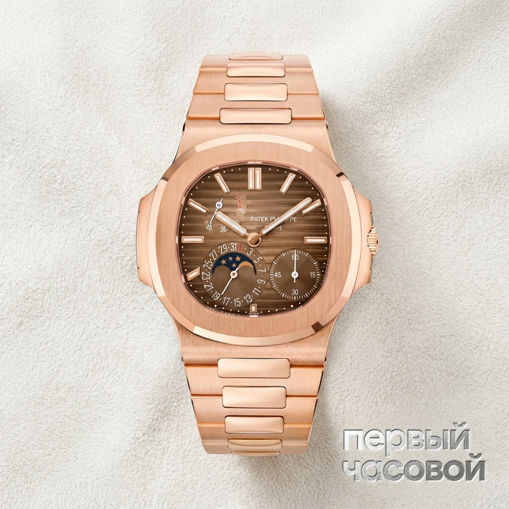 Купить элитные часы Patek Philippe Nautilus 5712 Rose Gold 5712/1R-001 : в наличии в Москве!