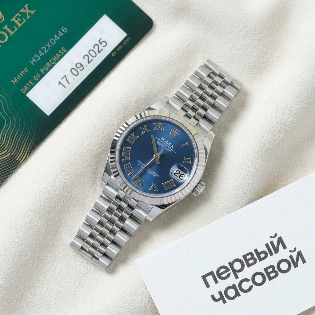 Купить элитные часы Rolex Datejust 31 Mm Blue Roman Dial 278274: в наличии в Москве!