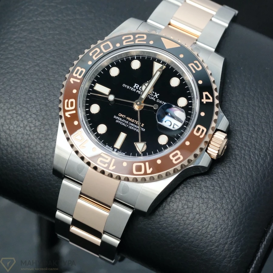 Купить элитные часы Rolex GMT-Master 40 Oystersteel and Everose gold 126711CHNR: в наличии в Москве!