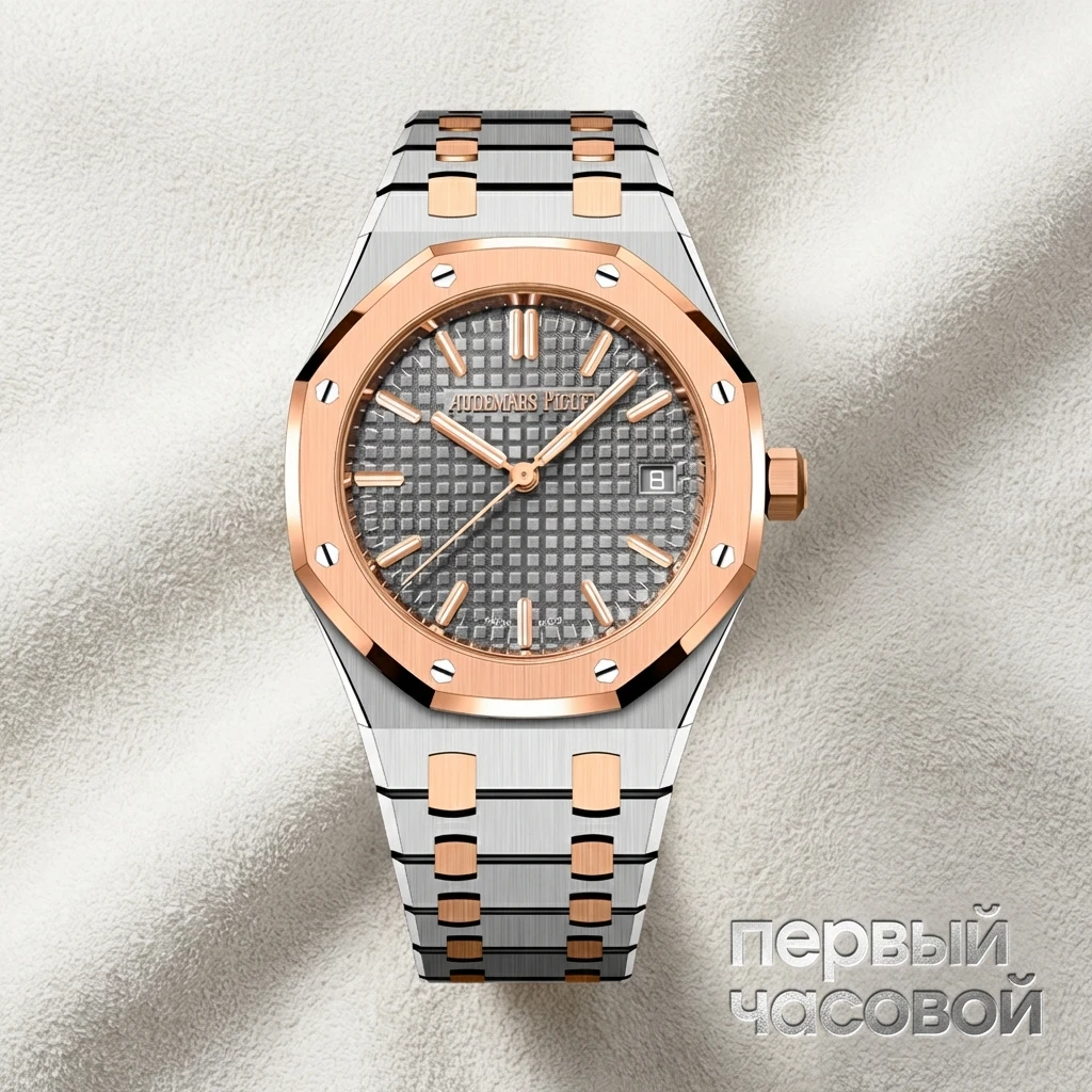 Audemars Piguet Royal Oak Steel Gold Grey Dial 77450SR.OO.1361SR.03
