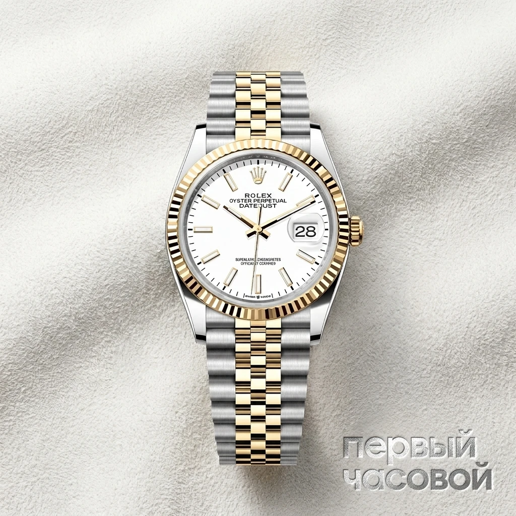 Купить элитные часы Rolex Datejust 36Mm Steel &amp; Yellow Gold White Dial 126233: в наличии в Москве!