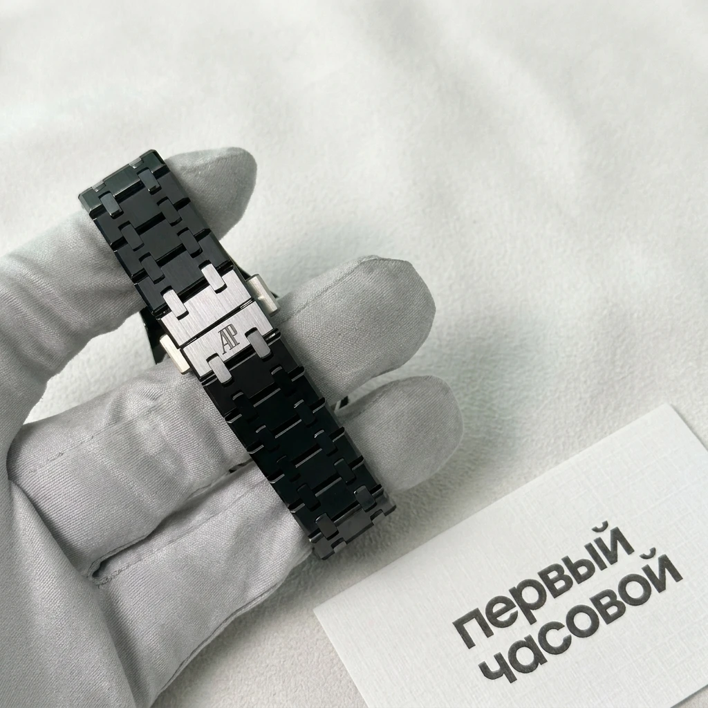 Купить элитные часы Audemars Piguet Royal Oak Black Ceramic 34mm Automatic 77350CE.OO.1266CE.01: в наличии в Москве!