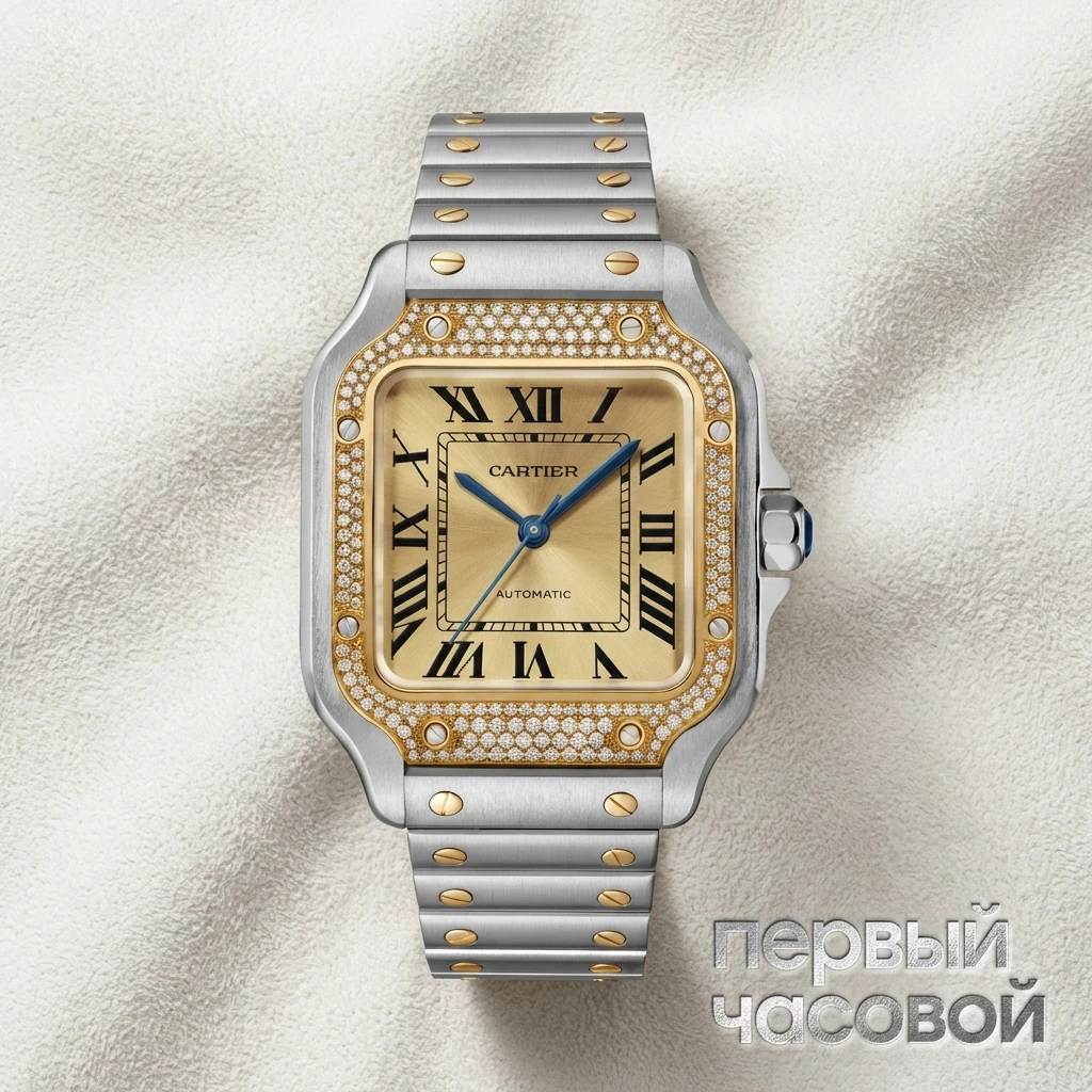 Купить элитные часы Cartier Santos De W3SA0007: в наличии в Москве!