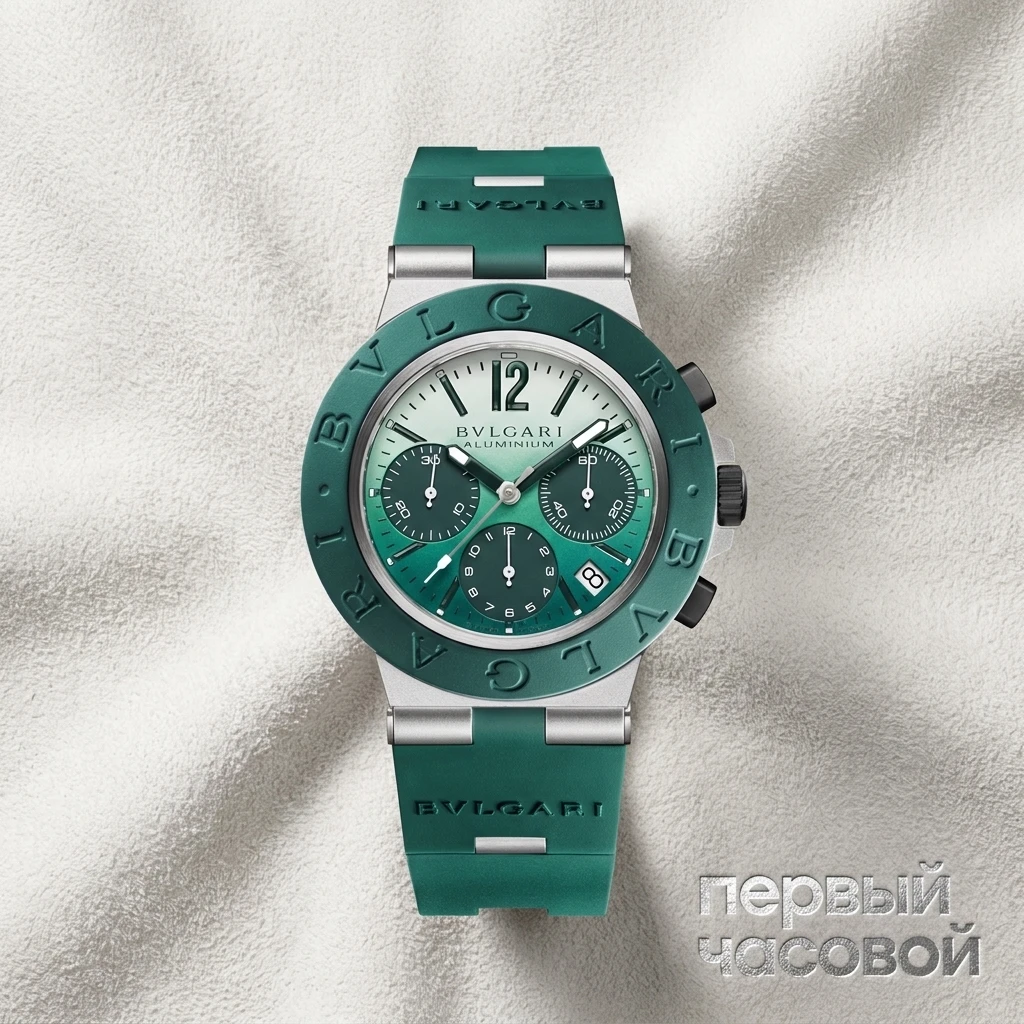 Купить элитные часы Bvlgari BVLGARI ALUMINIUM SMERALDO WATCH Special edition 103722: в наличии в Москве!