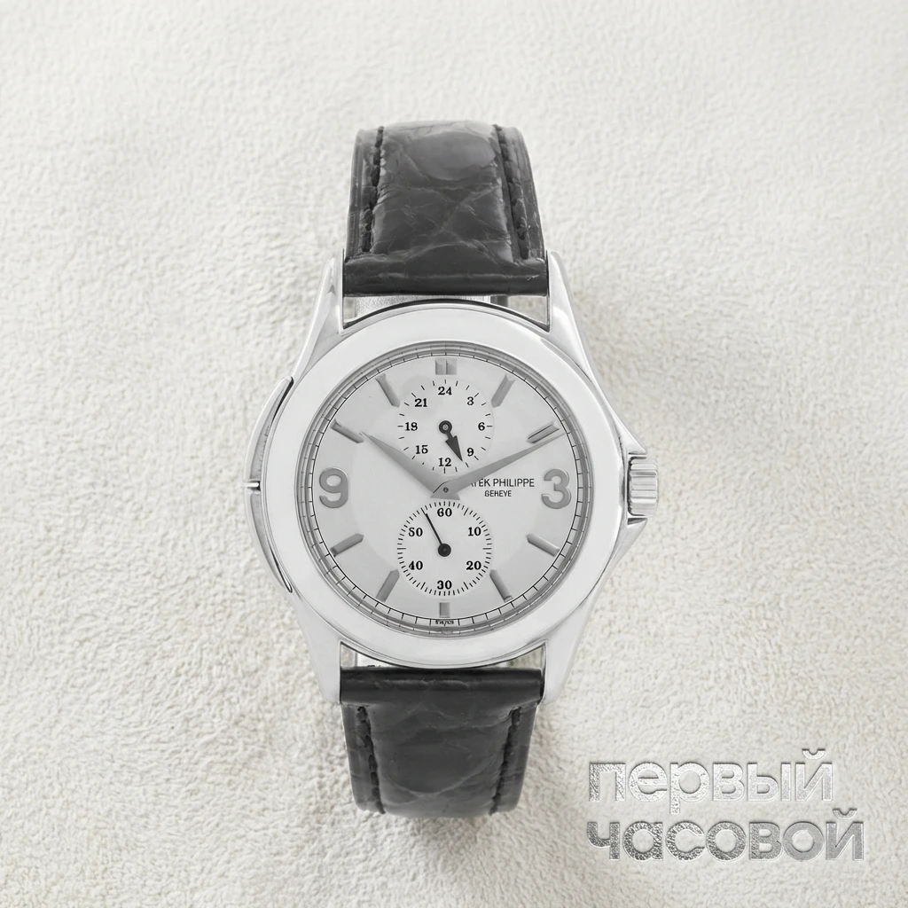 Купить элитные часы Patek Philippe Calatrava Travel Time White Gold 5134G: в наличии в Москве!