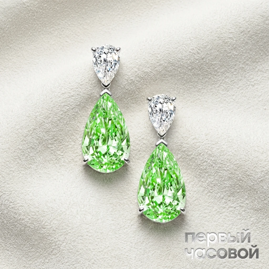 Купить украшение Studio jewelry Серьги С Бриллиантами 2,00/2,01 Ct. Flbgy/Vvs+ : в наличии в Москве!