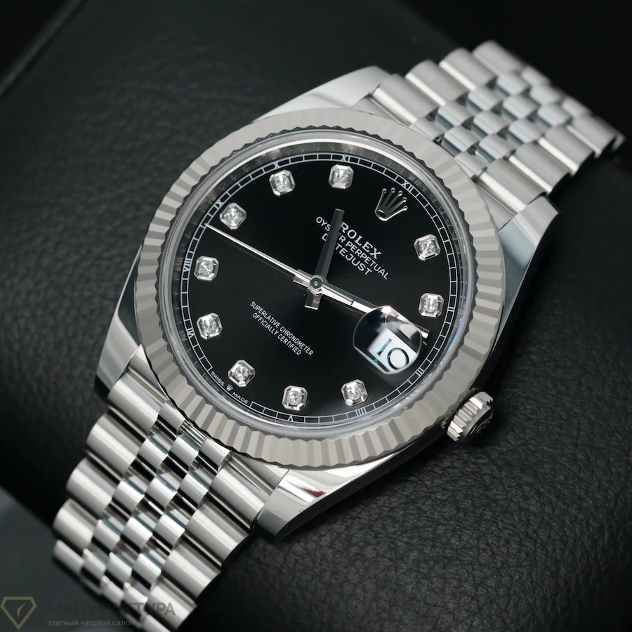 Купить элитные часы Rolex Datejust 41mm Diamonds Oystersteel 126334: в наличии в Москве!
