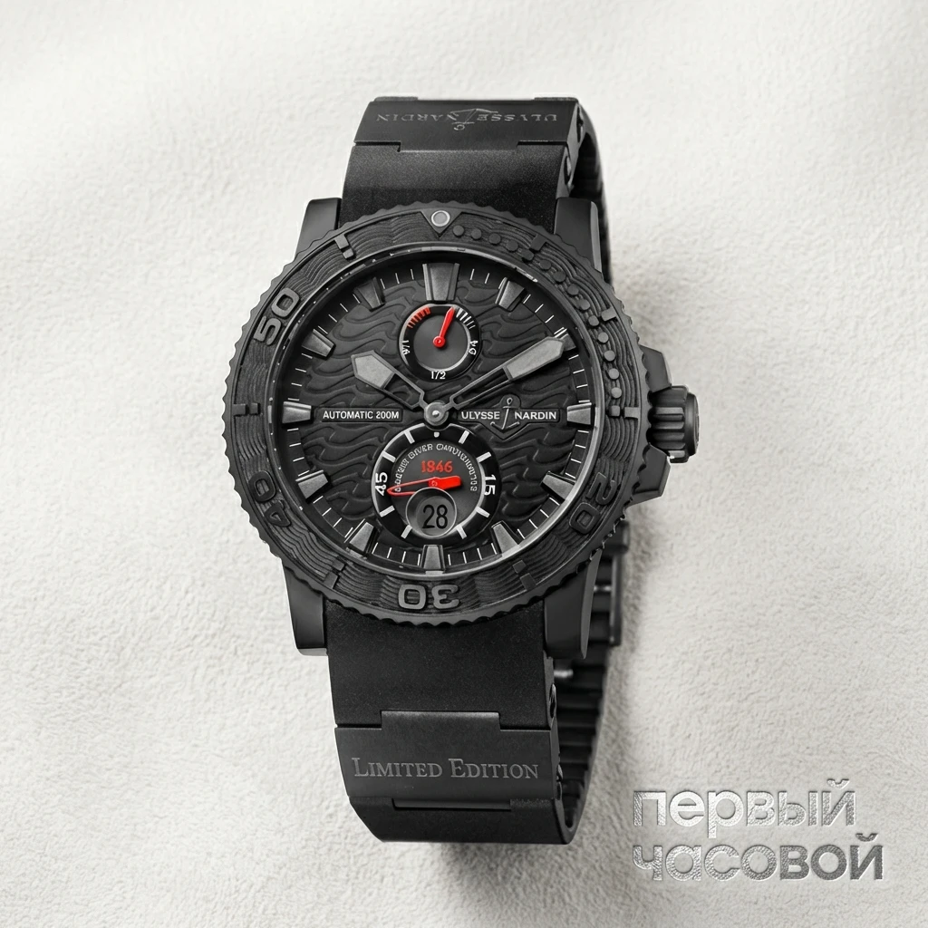 Купить элитные часы Ulysse N Black Ocean Limited Edition 263-38LE-3: в наличии в Москве!
