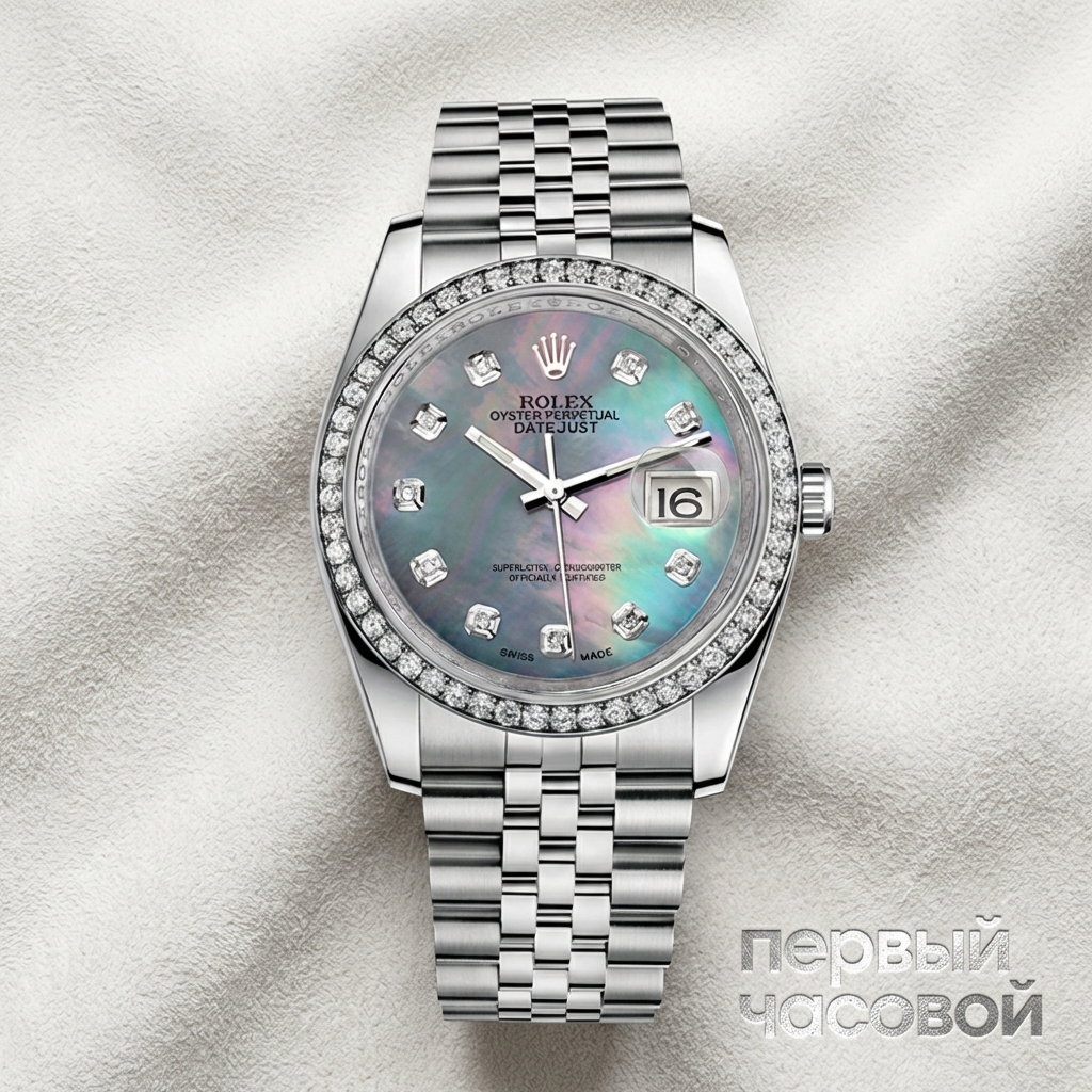 Rolex Datejust 36 mm Custom Diamonds MOP Dial