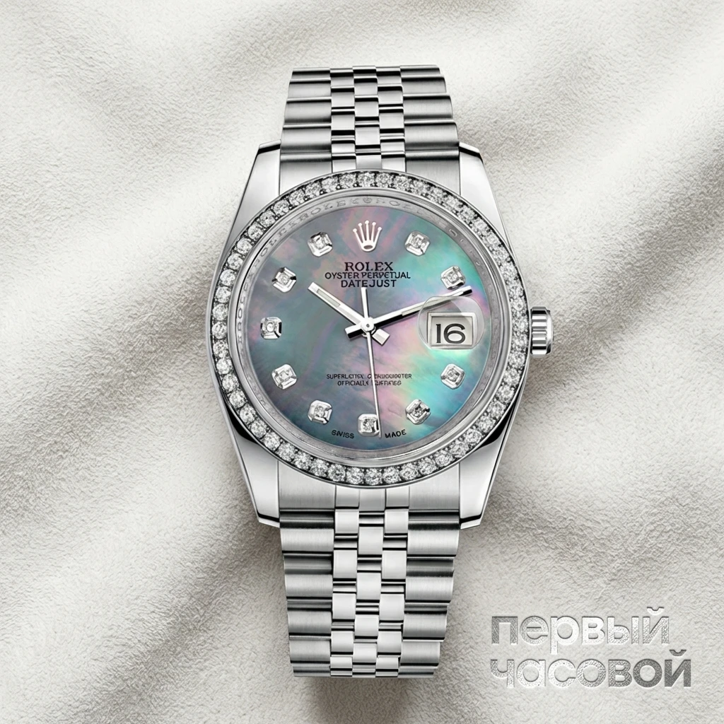 Rolex Datejust 36 mm Custom Diamonds MOP Dial 116200-FIX