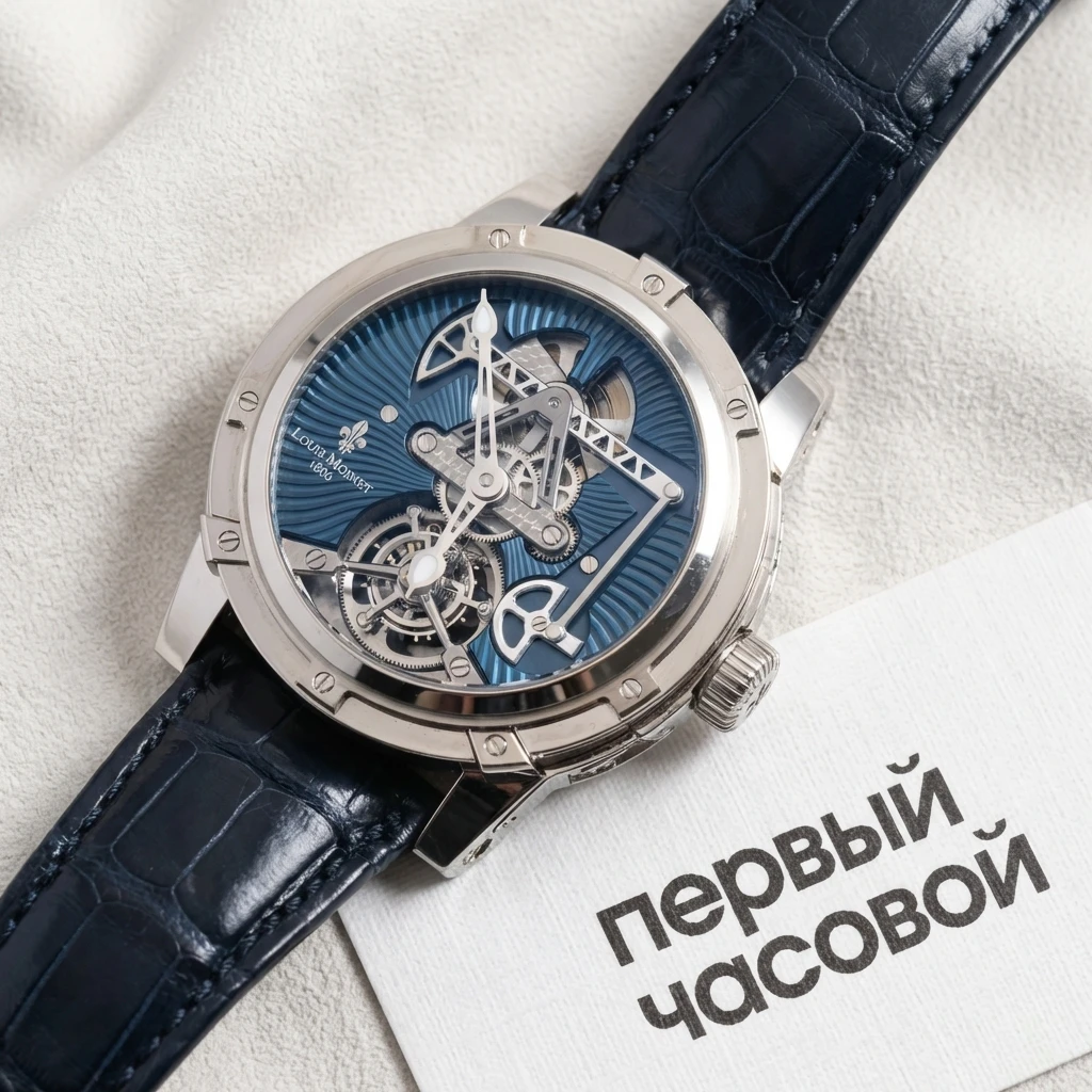 Купить элитные часы Louis Moinet Oil Derrick Limited Edition Blue  LM-14.70.03: в наличии в Москве!