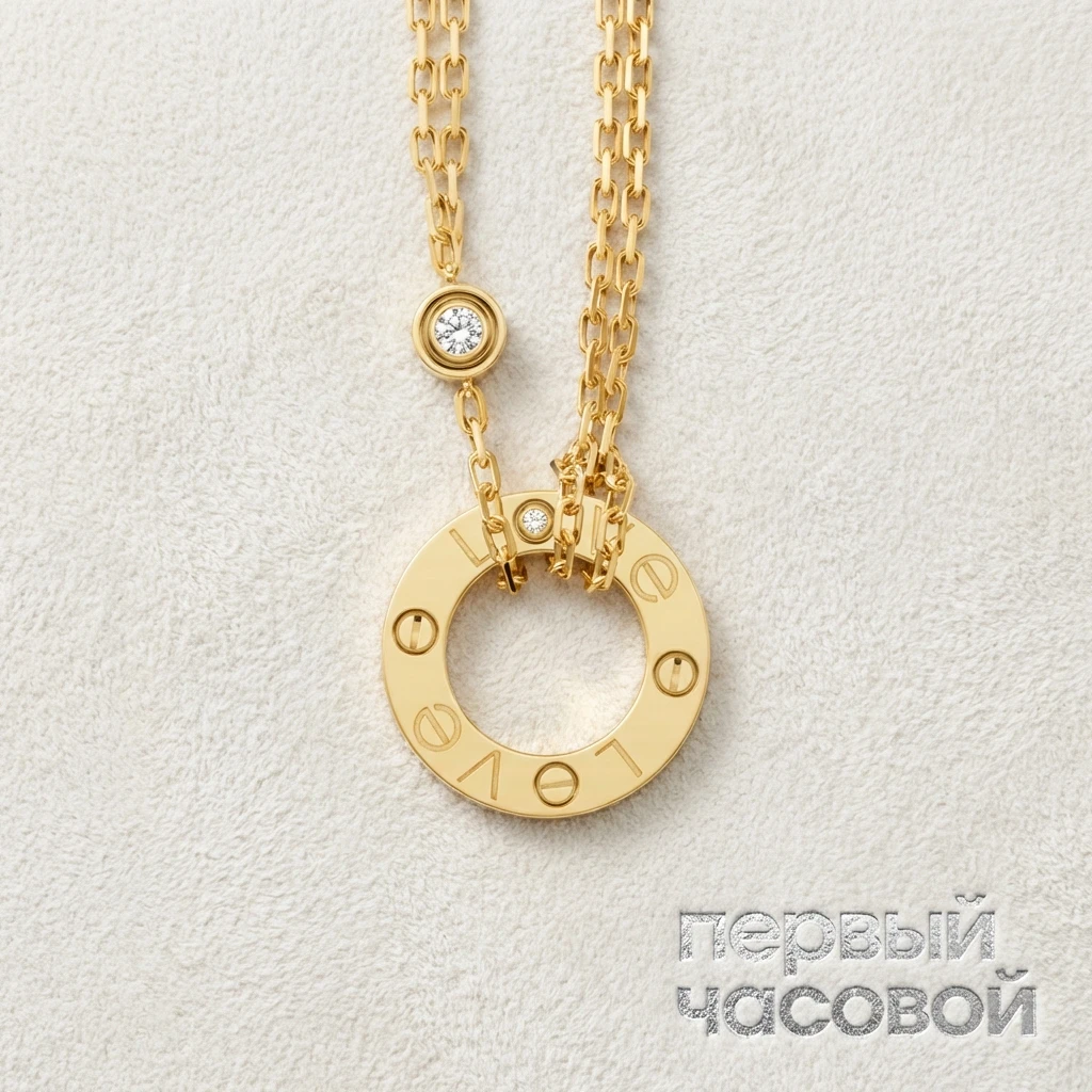 Купить украшение Cartier Love Necklace, 2 Diamonds B7219500: в наличии в Москве!