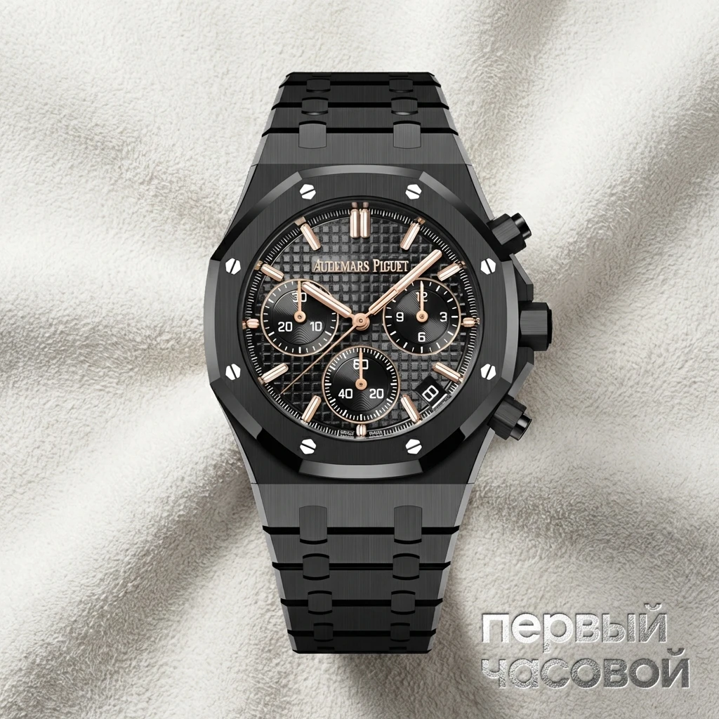 Купить элитные часы Audemars Piguet Royal Oak Chronograph 41 Mm Black Ceramic 26240CE.OO.1225CE.02: в наличии в Москве!