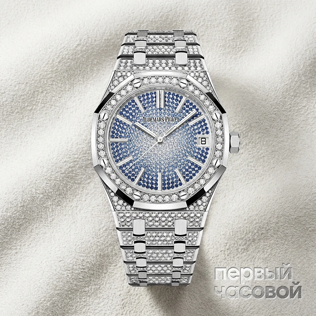 Купить элитные часы Audemars Piguet ROYAL OAK 41 mm SELFWINDING "50TH ANNIVERSARY 15512BC.ZZ.1322BC.01: в наличии в Москве!