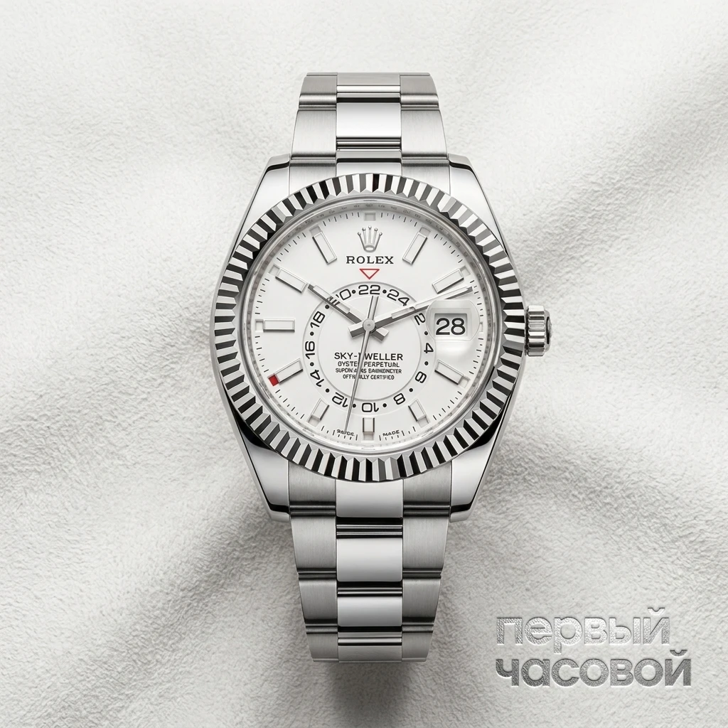 Купить элитные часы Rolex Sky-Dweller Steel White Dial 326934: в наличии в Москве!