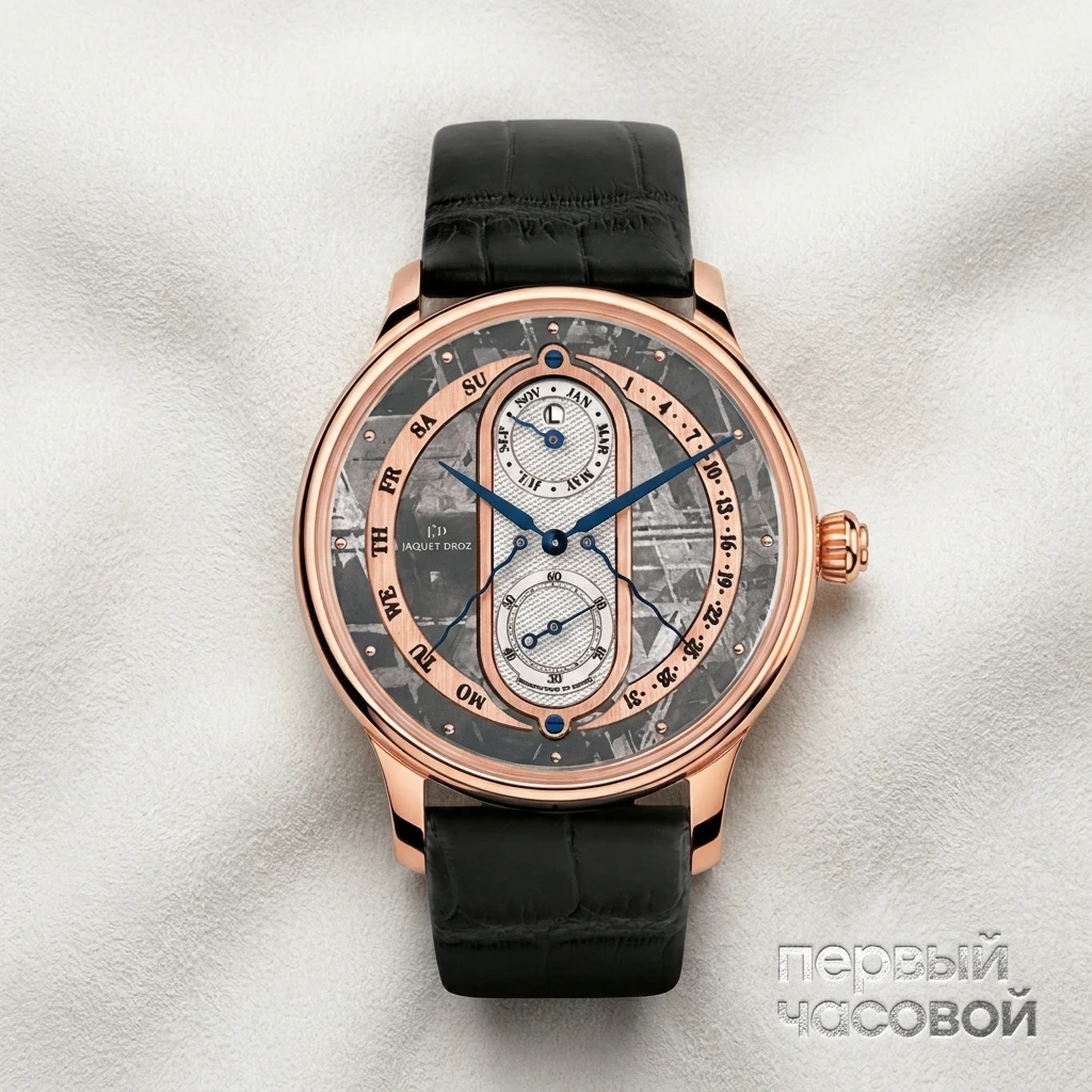 Jaquet Droz Astrale Eclipse Quantieme Perpetuel Perpetual Calendar Meteorite Limited Edition 8 J008333204