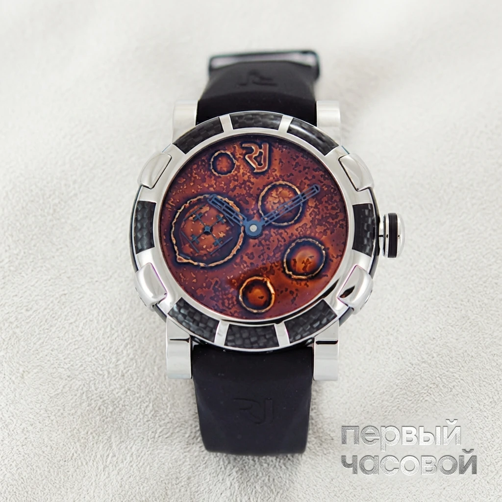 Купить элитные часы Romain Jerome Steel Mood Ochre MO.F1.11BB.00: в наличии в Москве!